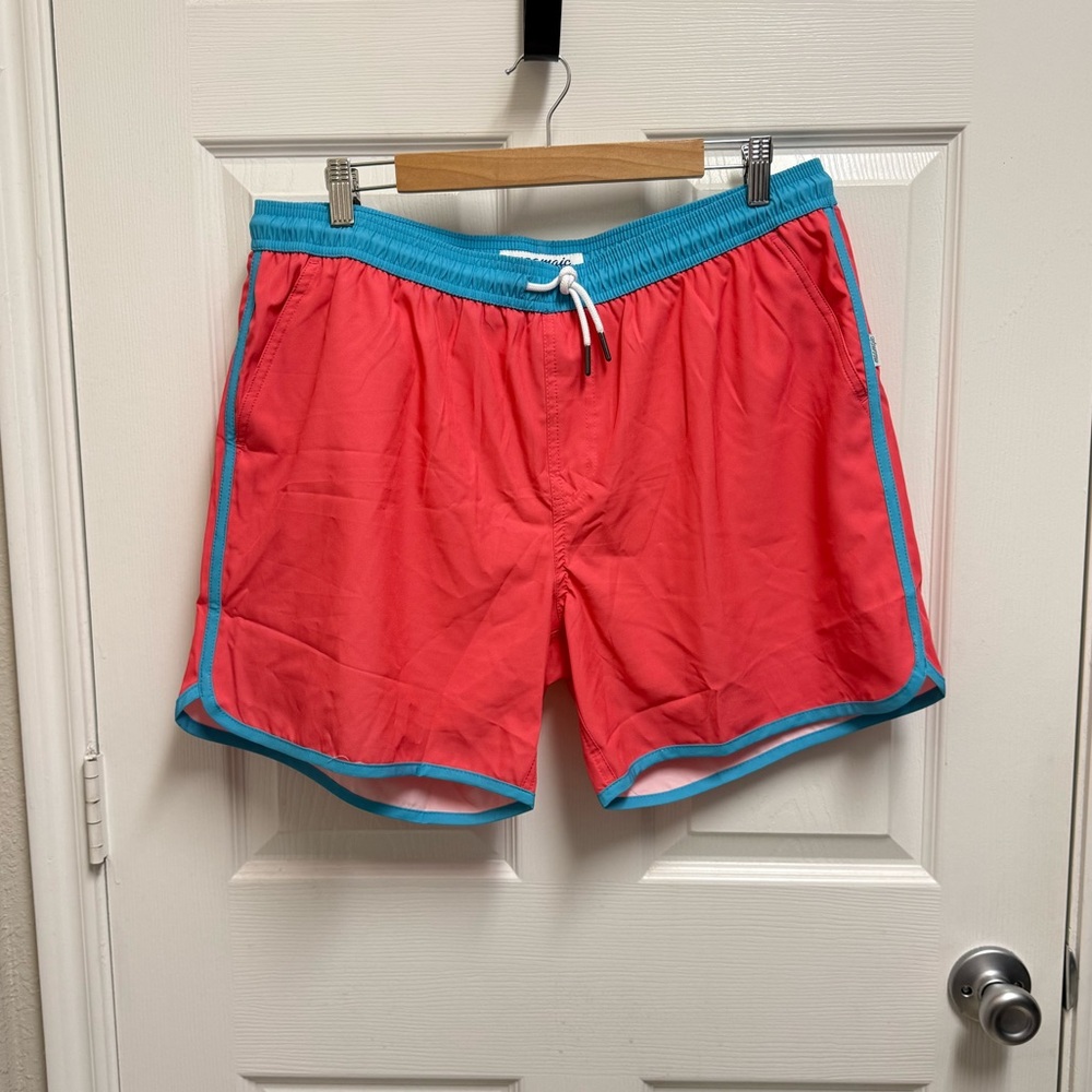 NWT Maamgic Pink and Blue Swim Trunks